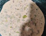 A picture of step 3 of Broccoli paratha.