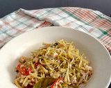 Foto langkah ke 12 dari resep Tumis Bunga Pepaya/Kembang Kates tidak pahit.