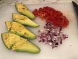 Guacamole con crudites