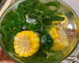 Foto langkah ke 6 dari resep Sayur bayam jagung manis.