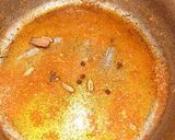 A picture of step 3 of Aloo Gosht.