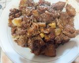 Foto langkah ke 6 dari resep Daging sapi / tetelan sapi mercon khas jogja.