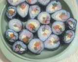 Hình bước làm 4 của món Sushi