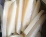 รูปขั้นตอนการทำที่ 1 ของ เฟรนช์​ฟราย homemade fresh​ cut french​ fries​#airfryer