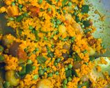 A picture of step 7 of Raw Turmeric Subji.