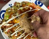 A picture of step 6 of Japanese Squid Okonomiyaki Pancake.