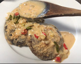 Gambar langkah 4 resipi Shiitake Chop with Buttermilk Sauce.