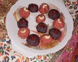 A picture of step 6 of Grapes & Rose Khoa Ladoo – Easy Prasad.