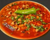 A picture of step 1 of Black Eye Beans Curry(Sefad lobiya salan).