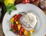 Foto del passaggio 3 della ricetta Peperoni e riso basmati