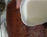 A picture of step 4 of Hobnob style chocolate cake 🎂🎂🍫🍫.