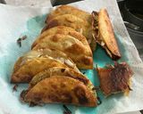 Foto del paso 23 de la receta: 👇🏻Tortitas de carne con verduras y dobladas de carne ⚠️⚠️ADVERTENCIA: Primero haz la receta de la salsa