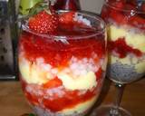 Strawberry sago custard recipe step 6 photo