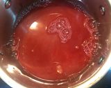 Hình bước làm 2 của món Panna cotta dưa hấu, trà xanh