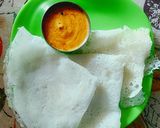 A picture of step 5 of Neer Dosa with Mangalorean Tomato Chutney.