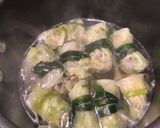 A picture of step 3 of Cabbage Rolls Soup.