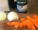 Foto del paso 2 de la receta: Churrasco de cordero en reducción de menta y tanat sobre humus