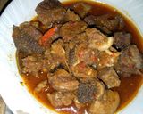 Foto langkah ke 10 dari resep Kambing Pedas Manis.