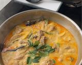 Foto langkah ke 6 dari resep Gulai Ayam Nanas Daun Kari.