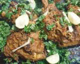 A picture of step 4 of Lahori Tawa chicken.