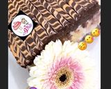 عکس مرحله 1 از دستور کیک بستني شكلاتي با سس شكلاتي دو رنگ 😍😍
