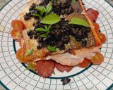 Foto del paso 10 de la receta: Salmón dorado con chorizo