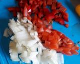 Foto del paso 3 de la receta: Bifes a la Essen con verduras cocidas y crudas!!