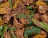 A picture of step 3 of Pepper & Capsicum Chicken.