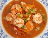 Foto langkah ke 7 dari resep Udang Asam Manis / Sweet and Sour shrimp.