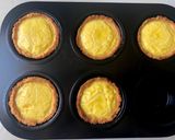 Hình bước làm 5 của món Egg tarts keto