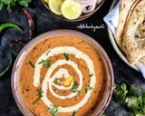 A picture of step 1 of Dal Makhani.