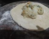 A picture of step 4 of Aloo ka paratha.