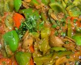 A picture of step 5 of Bellpepper Mushroom Gravy.
