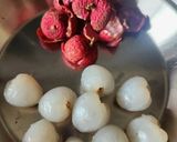 A picture of step 1 of Lychee Rose Sandesh - 15 Minutes - Quick & Easy - Fireless Sweet - Indian Bengali Mithai.