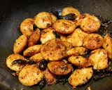 A picture of step 4 of Spicy masala button idlis with chutney.