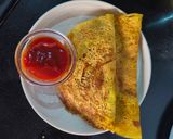 A picture of step 14 of Stuffed moong dal wrap.
