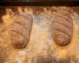 A picture of step 3 of Black Soybean Quinoa Spelt Sourdough Artisan Bread.