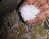 Foto del paso 9 de la receta: Timbal de cangreja en arroz con crema ácida y ensalada marinera