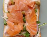A picture of step 2 of Smoked salmon sandwich.