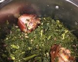 A picture of step 3 of Southern Style Kale Greens.