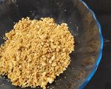 A picture of step 1 of Biscuits custard pudding.