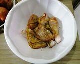 Foto del paso 1 de la receta: Pollo a la naranja con fideo a la manteca