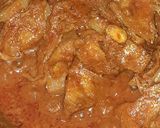 A picture of step 5 of Kathal sabzi.