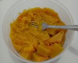 Foto langkah ke 1 dari resep Pumpkin Pudding Chocolate with Vla.