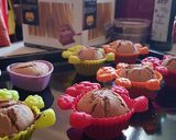 Une image de l'étape 13 de Cupcakes à la farine de châtaignes au cœur fondant à la crème de marron.