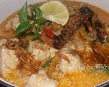 Foto langkah ke 5 dari resep Cakalang fufu & tempe kuah santan.