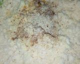 A picture of step 2 of Yam balls.