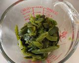 A picture of step 1 of Avocado Tostadas with Nopales and Poblano Strips.