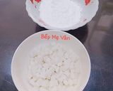 Hình bước làm 1 của món Chè dừa dầm