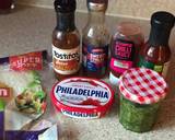 Pin wheel spinach and cheese wraps recipe step 1 photo